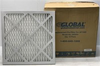 Case of 10 Global Furnace Air Filters - NEW