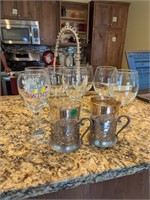 Col. of Wine glasses & Mug