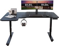 bilbil L-Shaped Electric Adjustable Standing Desk