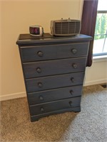South Shore Blue 5 drawer dresser