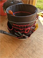 Bucket of garden tools