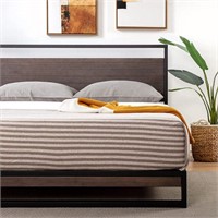 ZINUS Suzanne Bamboo and Metal Platform Bed Frame