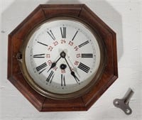 Antique Style European Clock with Key