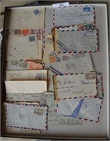 Lot of Foreign Stamps, Cancellations & Envelopes
