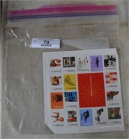 1 Sheet of Eames Commemorative Stamps