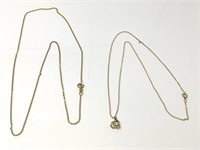 14 Kt. Gold 22 Inch Chain, Goldtone Chain &