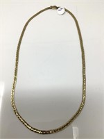 14 Kt. Gold 18 Inch Braided Chain.