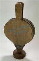 Antique bellows. Made by Funsten Bros and