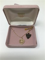 14 Kt. Beverly Hills Gold Chain & Pendant.