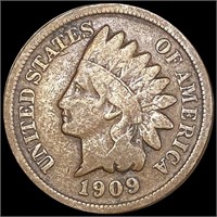 1909-S Indian Head Cent NICELY CIRCULATED