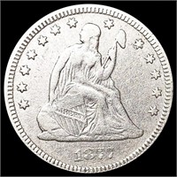 1877 Seated Liberty Quarter NICELY CIRCULATED