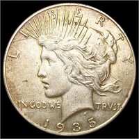 1935 Silver Peace Dollar LIGHTLY CIRCULATED