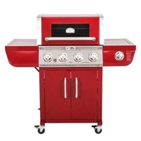 Cuisinart Red Four Burner Gas Grill