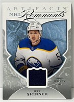 2022-23 UD Artifacts Jeff Skinner Patch #NR-Js