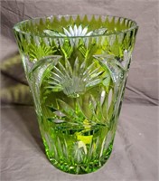 Green Floral Vase