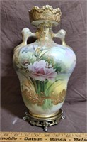 Hand Painted Nippon Vase on Base