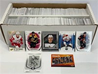 Two Row Box Of Mixed Hockey Cards