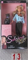 Sabrina the Teenage Witch with Salem the cat