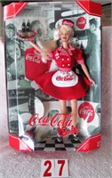 Coca Cola Barbie as a waitress