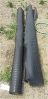 (2) Partial rolls of rubber matting.