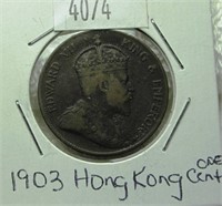 1903 Edward VII One Penny Fine Condition