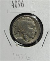 1916 Buffalo Nickel VG8 Condition