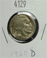 1920 D Buffalo Nickel VG8 Condition