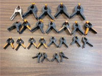 Various Sized Plastic CLAMPS