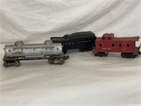 VINTAGE LIONEL TRAIN CARS - LARGEST 8 INCH