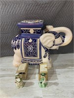 Ornamental elephant, approximately 18 " high,