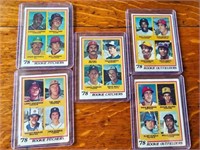1978 TOPPS ROOKIE MBL CARDS