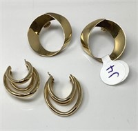 14 Kt. Gold Earrings & Enhancers.