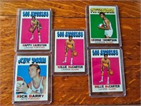 1970 VARIOUS NBA CARDS