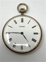 14 Kt. Gold Case Concord Open Face Pocketwatch.