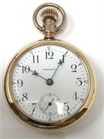 Waltham 15 Jewel Pocketwatch, Gold-Filled Case.