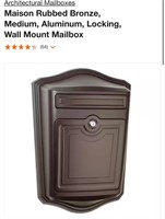 Wall Mount Mailbox