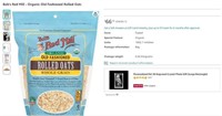 Bob's Red Mill - Organic Old Rolled Oats 454g
