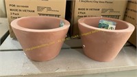 Southern Patio Vaso 7.9" Clay Pots, 2 Pots/Box