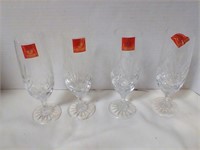 Lead crystal Champagne glasses