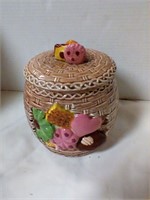 Picnic basket cookie jar