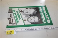 Jimmy Carter and Walter Mondale poster.