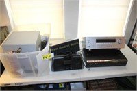 Yamaha Sound system, DVD/VHS player, speakers
