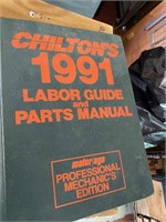 Chilton 1991 Labor Guide and Parts Manual