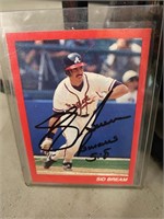 Signed Sid Bream Card