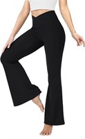 New YOLIX Black Flare Yoga Pants for Women,