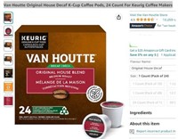 Original House Decaf K-Cup Coffee , 24 capsules