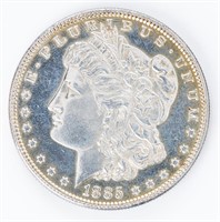 Coin 1885-P Morgan Silver Dollar Gem BU