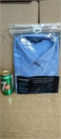 Chemise manche courte bleue 161/2'' neuve