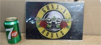 Pancarte en métal Guns N Roses  neuve