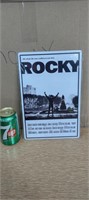 Pancarte en métal Rocky neuve